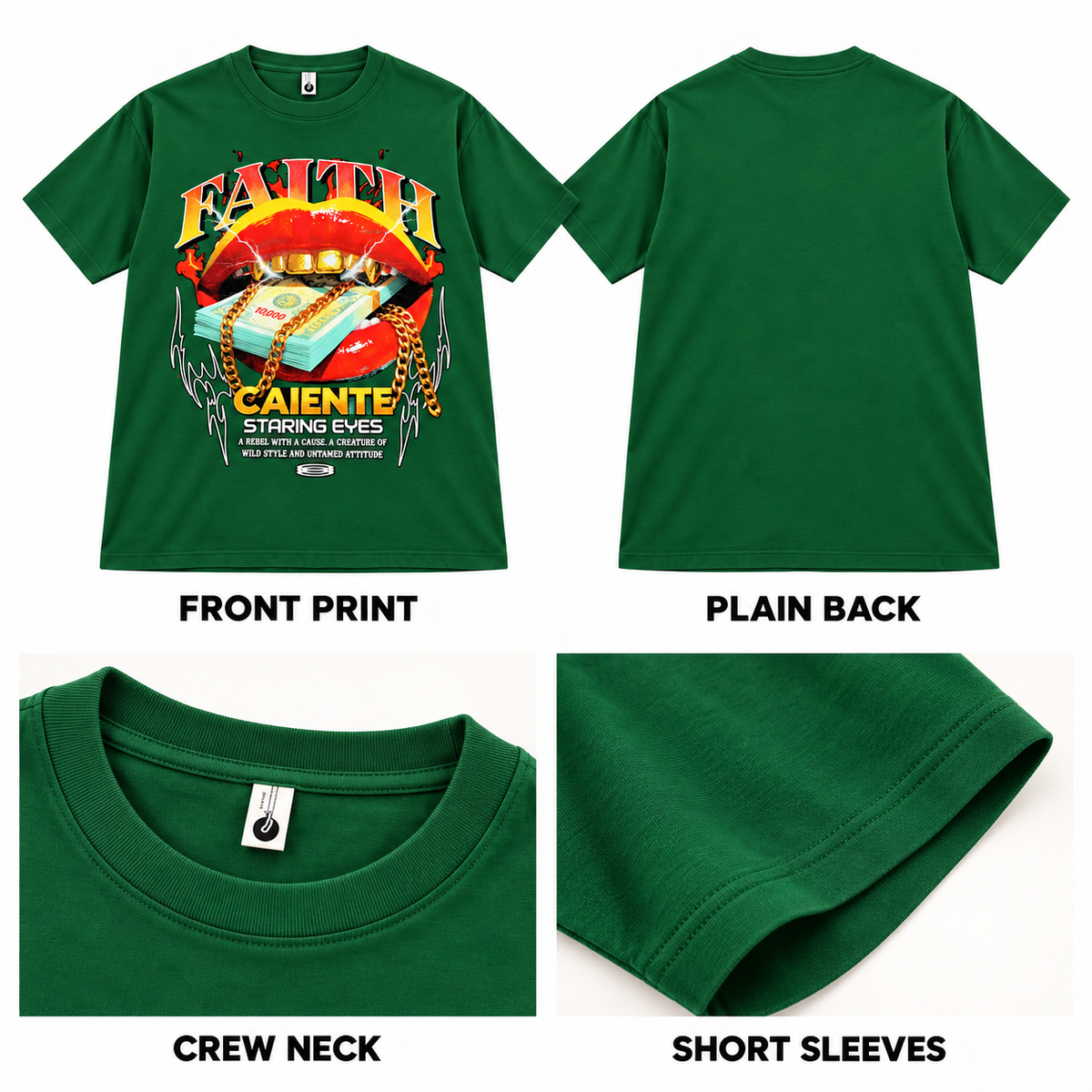 Style 006 view 6; example color only, random colors delivered