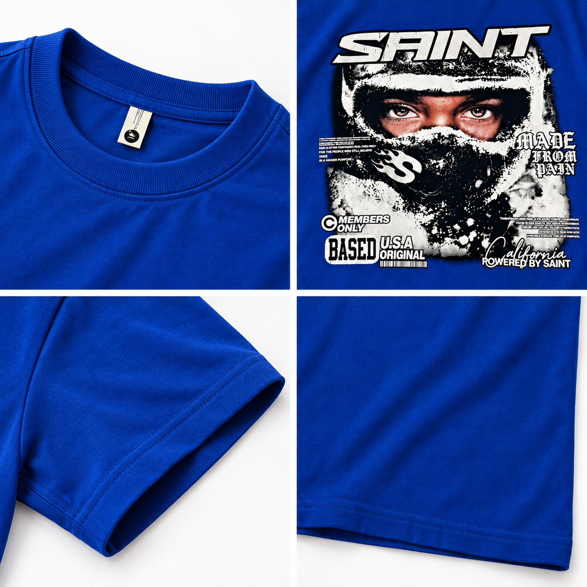 Style 009 view 5; example color only, random colors delivered