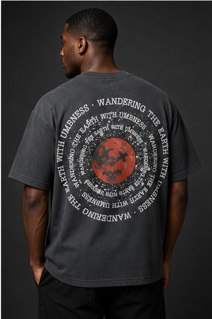 108 Vintage American-Style Distressed Number Short Sleeve T-Shirt