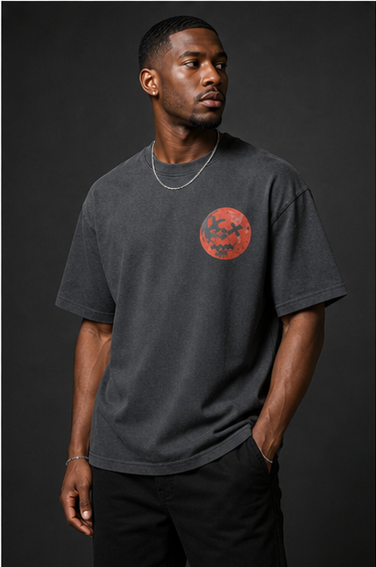 108 Vintage American-Style Distressed Number Short Sleeve T-Shirt