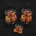 102 Vintage American-Style Distressed Number Short Sleeve T-Shirt