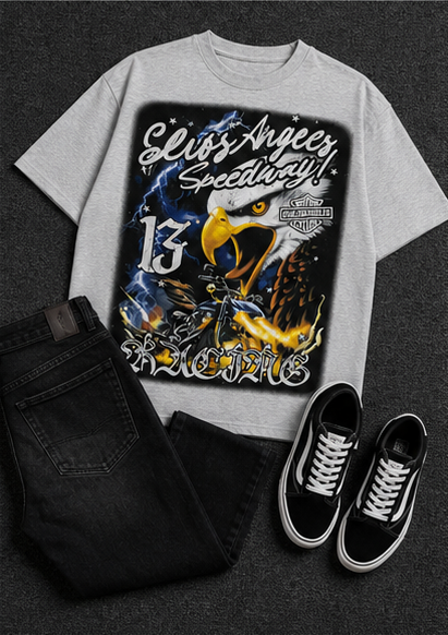 114 Vintage American-Style Distressed Number Short Sleeve T-Shirt